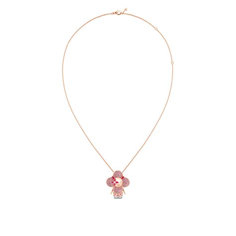 Products by Louis Vuitton: Vivienne Pig Pendant, Pink Gold, 